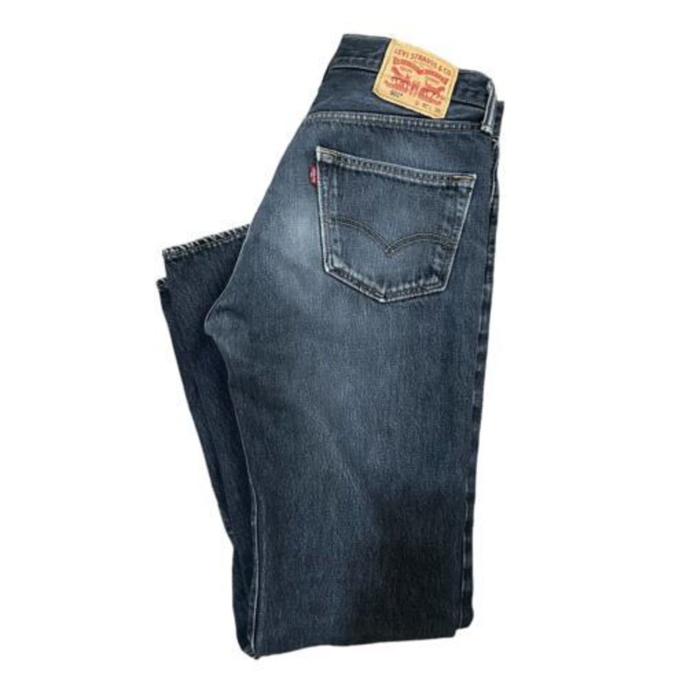 Vintage Levi’s 501 Black Straight JEANS Mens Size 32x36* Faded GUC Actual 30x32